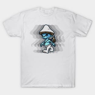 We live we love we lie smurf cat meme v3 T-Shirt